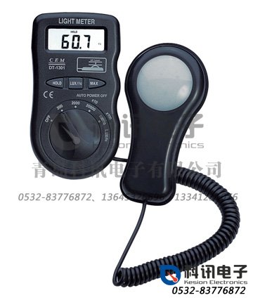 产品：DT-1301光度计/照度记录仪